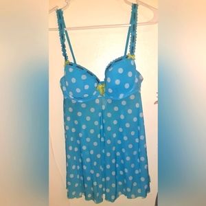 Victoria Seceret Sexy Lil Things White Polka Dots Size 36C